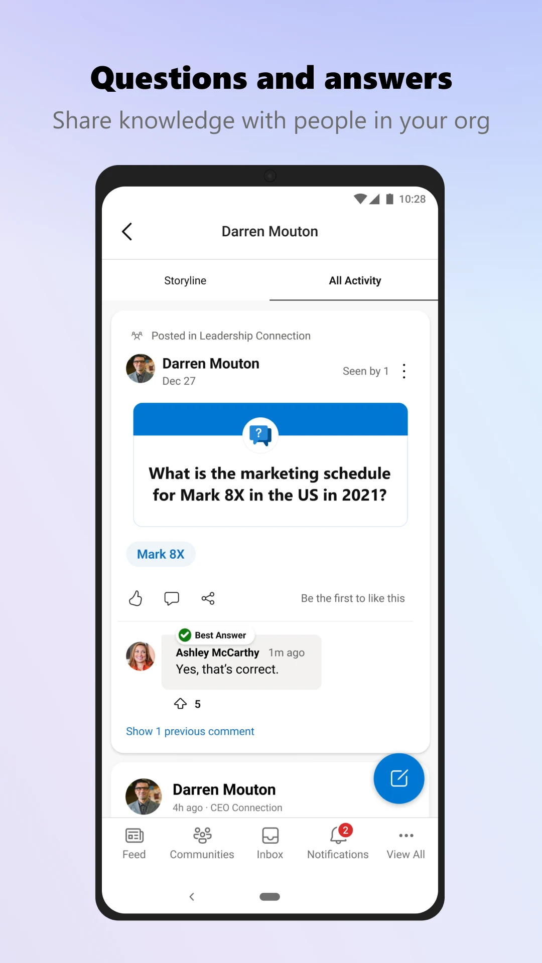 Viva Engage screenshot